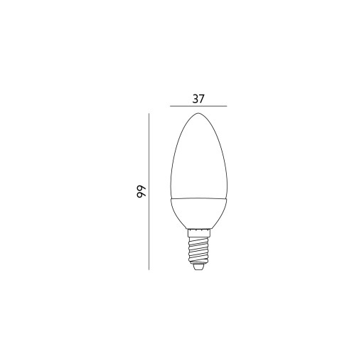 LED žiarovka SW 1,5W E14, neutrálna biela