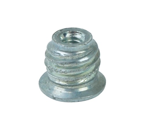 10x zásuvka M4 x 10 mm skrutkovaná do tvrdého materiálu, nábytková vložka, rampa