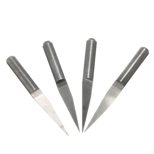 Gravírovacia fréza typu V 3,175 mm 60° 0,5 VHM