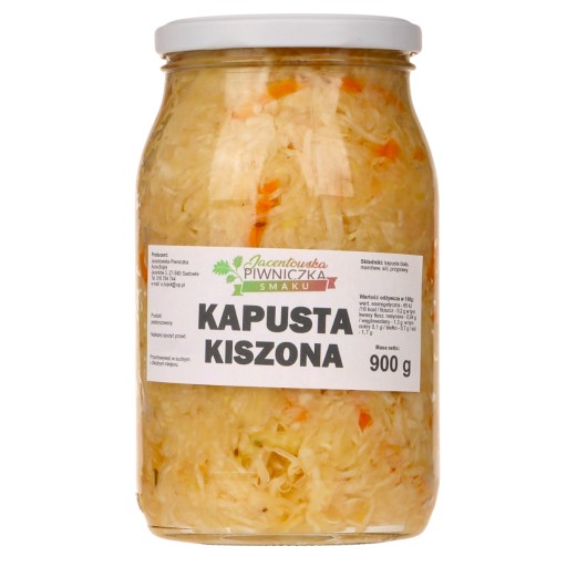 Bio kyslá kapusta 900g Jacentowska Piwniczka LAHODNÁ A PRÍRODNÁ