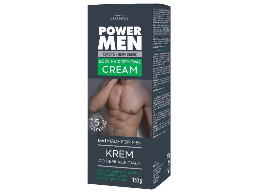 JOANNA Power Men Telový depilačný krém 150 g