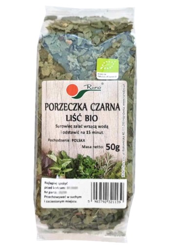 List čiernej ríbezle BIO 50g Fleece ECO certifikát