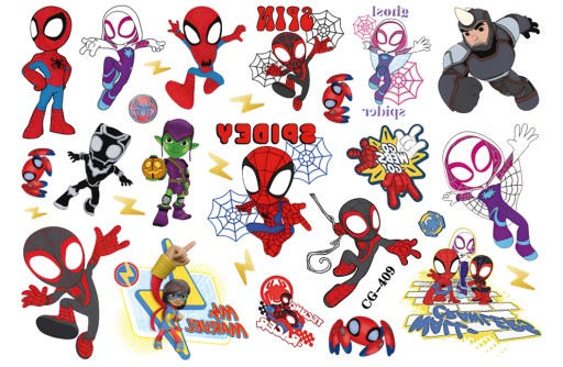 Umývateľné tetovanie pre deti SPIDEY CG409
