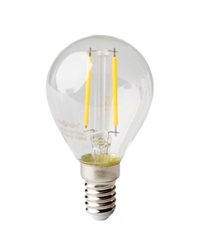 LED žiarovka E14 2W teplá farba 220-240V AC dekoratívna
