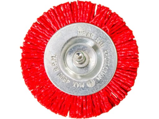 NYLONOVÁ KOTÚČOVÁ KEFA 75 mm stopka 6 mm