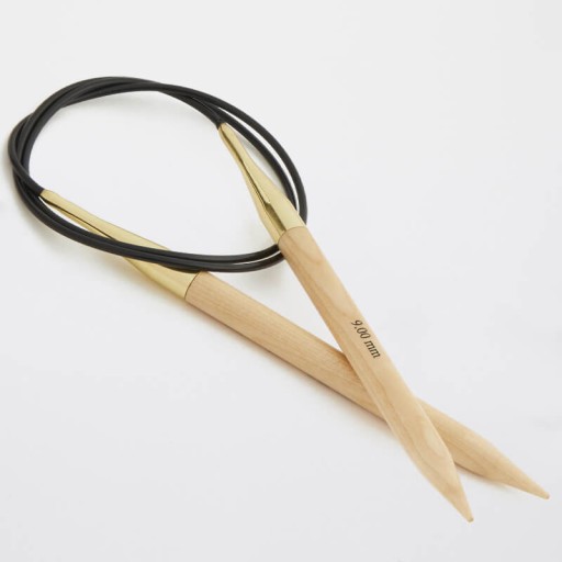 KnitPro Basix Buk kruhové ihlice / 5,0 mm; 80 cm