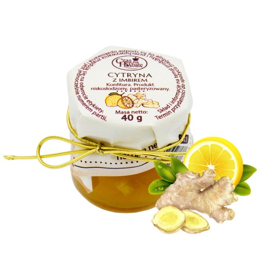 NÍZKOSLADKÝ CITRÓNOVÝ DŽEM SO ZÁZVOROM 40G