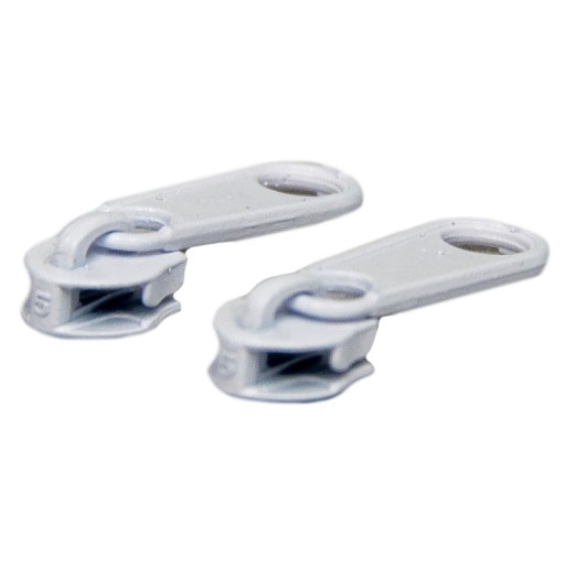 Páska na špirálový zips 5mm, BIELA + 10 zipsov, 5m
