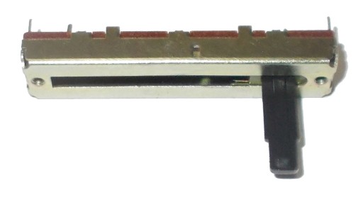 POTENCIOMETER POSUZOVÝ 2x B10k 10k STEREO