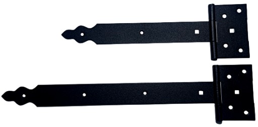 Záves altánkových dverí, čierny, 250mm