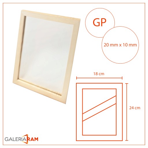ZRKADLO Zrkadlo v RÁME sur GP 15x21 VÝROBCA