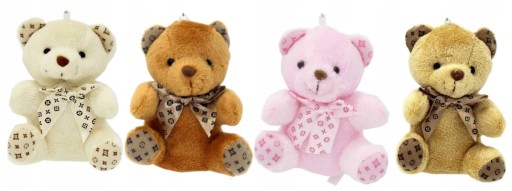 Prívesok MEDVEĎ MASKOT S MAŠĽOU, KRÚŽOK NA KĽÚČENKU, 10 cm