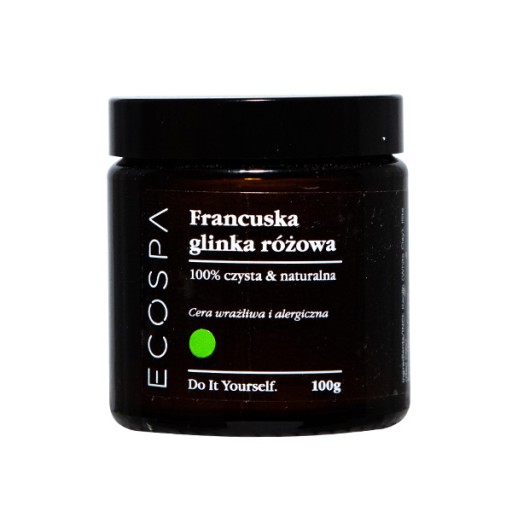 FRANCÚZSKA MASKA Z RUŽOVEJ HLINY ČISTÍ A REGENERUJE 100G ECOSPA