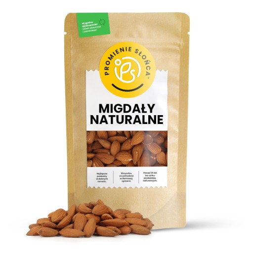 Kalifornské prírodné mandle 500g ČERSTVÉ