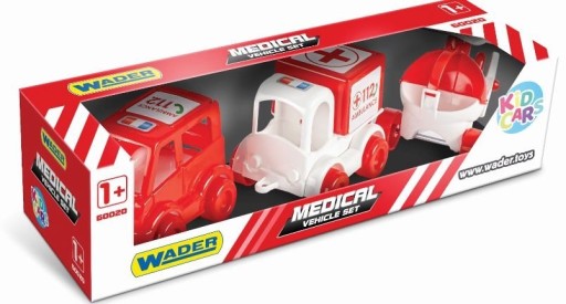 Súprava detských áut EMERGENCY WADER 60020