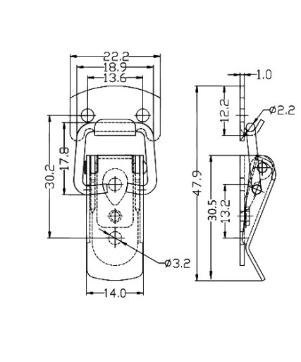 WRZECIĄDZ SVORKA SHUTTLE LOCK LOCK MINI 48x22