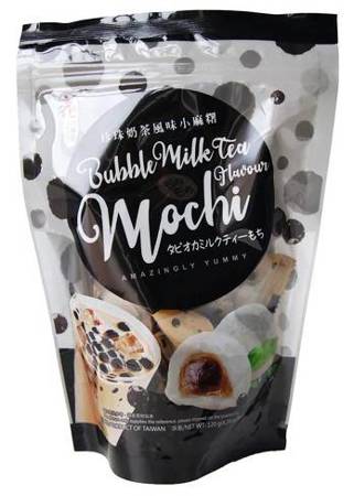 Mochi ryžové sušienky Bubble Milk Tea príchuť 120g