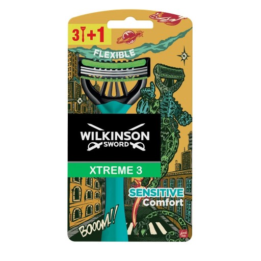 WILKINSON XTREME 3 CITLIVÝ KOMFORT 3 1