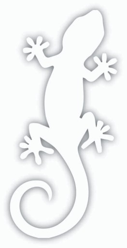 Samolepka JAŠTERIČKA GEKKO