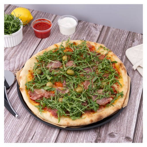Okrúhly plech na pečenie pizze, 32,5 cm