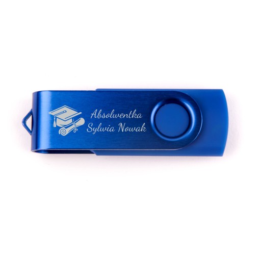 Pendrive Twister 32 GB USB 2.0 s gravírovaním konca roka pre ABSOLVENTOV
