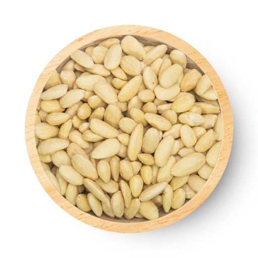 BLANŠOVANÉ MANDLE bez šupky 500g FRESH NATURAL PREMIUM Bakamo