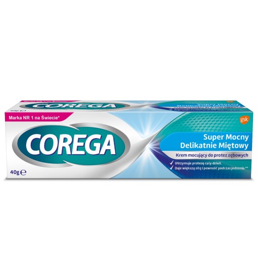 COREGA SUPER STRONG Krém na fixáciu zubnej protézy 40 g