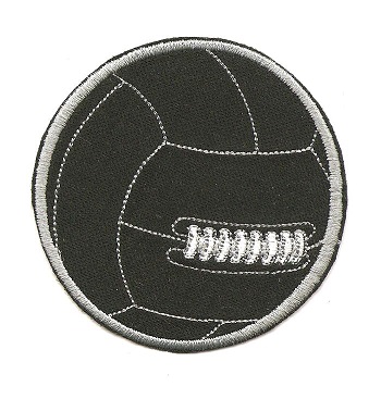guľatá nášivka aplikácia termo výšivka M Patch nohavice