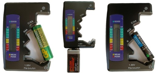 Digitálny LCD tester batérií a akumulátorov