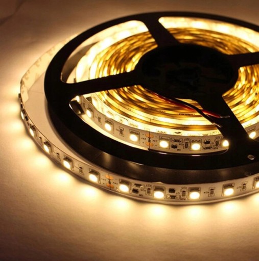 LED pásik 5m 3000K teplé biele svetlo 24V 54W pre podsvietenie