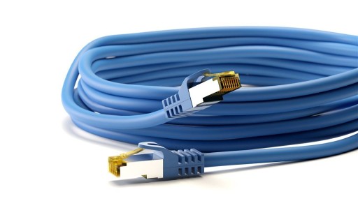 Kategória 7 S/FTP sieťový kábel 500MHz Modrý 1,5m