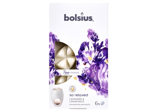 True Scents vonný vosk levanduľa a harmanček 6 ks Bolsius