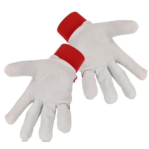 Kožené pracovné rukavice Velcro Goat Leather Strong