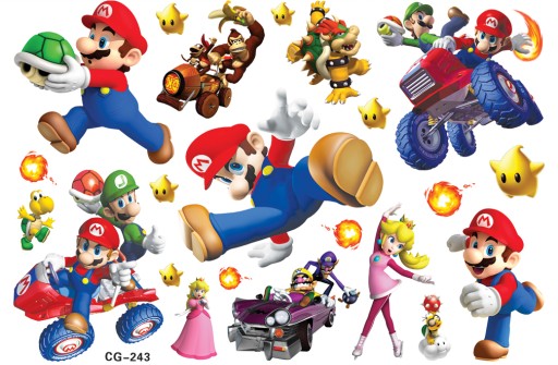 Umývateľné tetovanie pre deti SUPER MARIO CG243