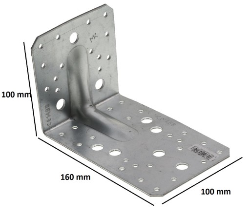 UHLOVÁ TYČ S RAZÍVNYM KONEKTOROM 160x100x100 mm