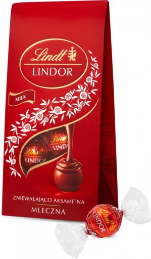Lindt Lindor Mliečne pralinky 100g Mliečna čokoláda