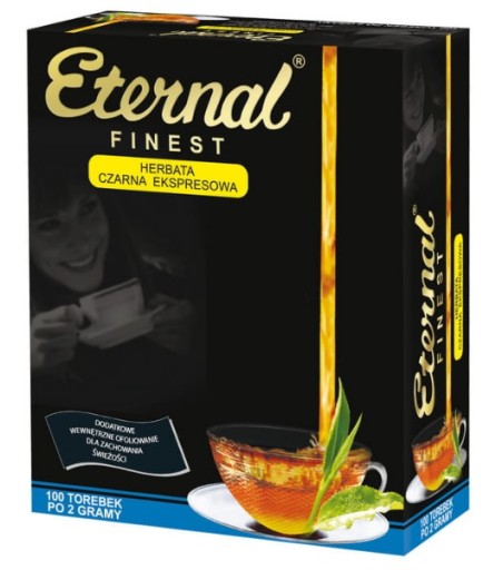 Eternal expresný čierny čaj 100 sáčkov 200g