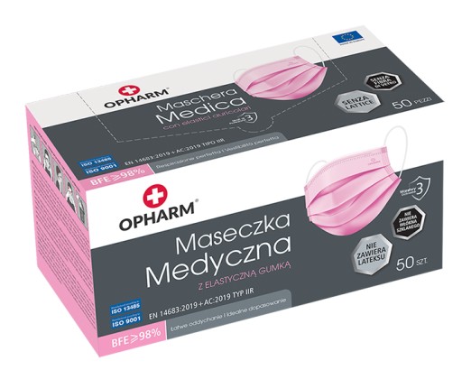 POĽSKÉ CHIRURGICKÉ MASKY MEDICAL IIR MASK