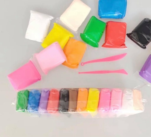 PLASTICOVÁ POLYMÉROVÁ MODELÁCIA PENA 12 KS ZMYSELNÁ HRAČKA PRE DETI