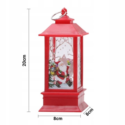 LAMPIÓN LAMPIÓN SANTA CLAUS ADVENT VIANOČNÝ ADVENT LED RORÁTY DEKORATÍVNE