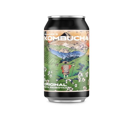 PREMIUM ROSA Kombucha originál 330ml