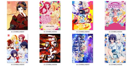 Plagát A3 Zombieland Saga anime manga NA VÝBER