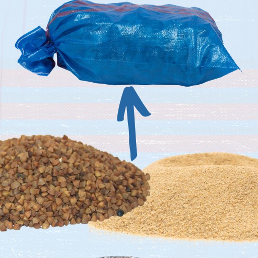POLYPROPYLÉNOVÉ VRECKO NA OBILO, SUŤ, UHLIE, 50KG
