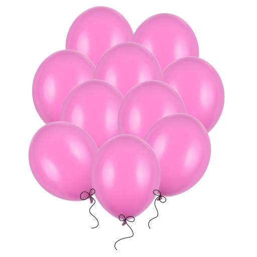 FUCHSIOVÉ BALÓNY pastelové silné 27 cm 12 palcov 50 ks na girlandy