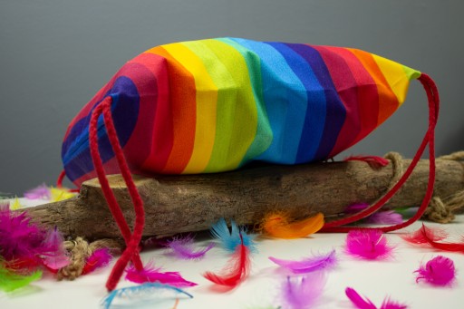 Bavlnený SCHOOL batoh Rainbow LGBT tolerancia