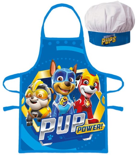KUCHYŇSKÁ ZÁstera PAW PATROL S KUCHÁRSKOU ČIAPOU 1064