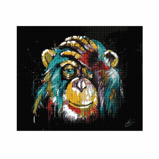 Diamantové vyšívanie Diamant 30x40cm Monkey DPX-11532