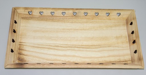 DREVENÝ STOJAN NA SVIEČKU 33 × 15 × 3,5 cm