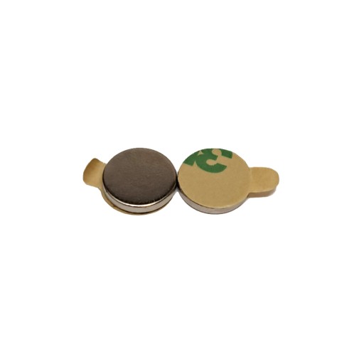 Neodymový magnet 12x2 mm valcový s 3M lepiacou páskou