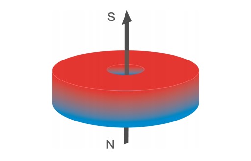 NEODYMOVÝ MAGNET 10x5 mm otvor 7/3,5 NA SKRUT